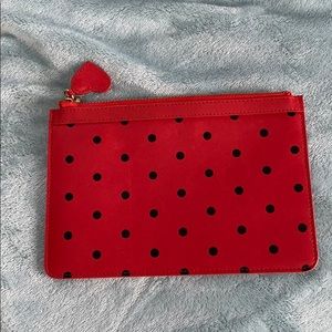 J Crew Leather Clutch Pouch Purse
